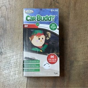 NIB Gemmy Car Buddy Airblown Inflatable 3ft Elf